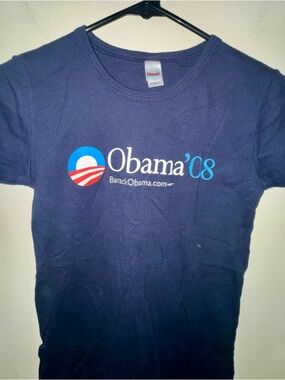 Royal Apparel Navy Obama '08 Campaign Tee